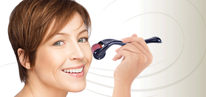 Microneedling με dermaroller